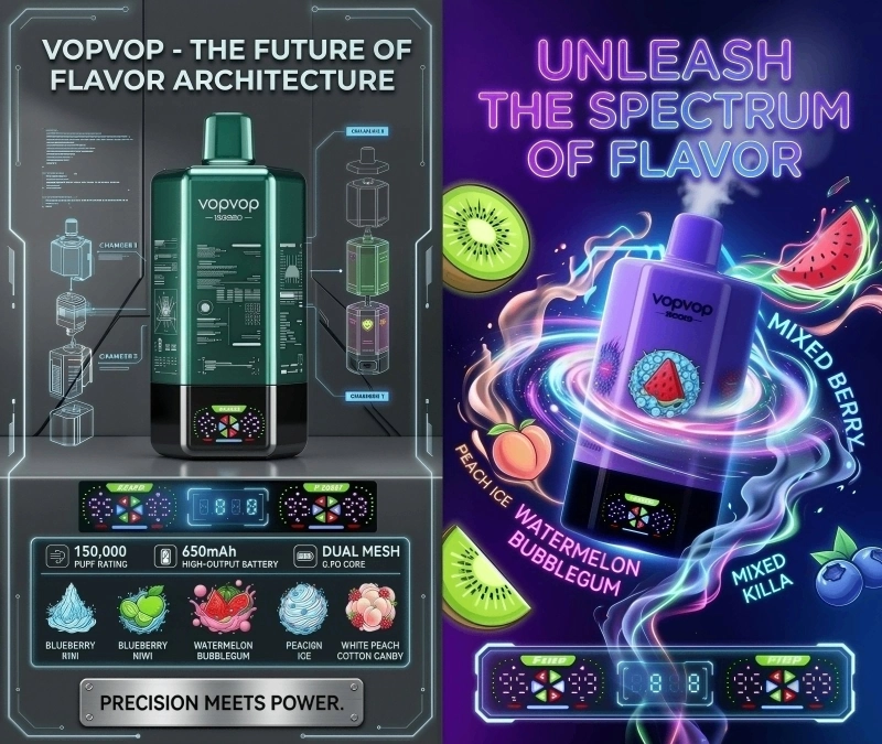 VopVop 150000 150000 Puffs Disposable Vape, Mixed Fruit Flavors
