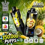 Bang Legend 6 em 1 150000 Puxadas Vape Descartável, Frutas Tropicais