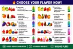 Bang Box 160K 4-in-1 vape with 10 flavor combinations and 4 flavors in one device