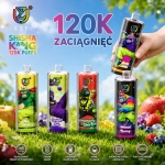 UZY Shisha King 120000 Jednorazowy e-papieros, Różne smaki owocowe