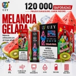 UZY Shisha King 120K sabor Morango e Melancia com combinação frutada refrescante