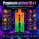 UZY 500K Penta Flavor 10 v 1 – Ľadová Broskyňa, Ľadová Jahoda, Sour Fucking Fab, Ľadová Kola a Ľadový Red Bull