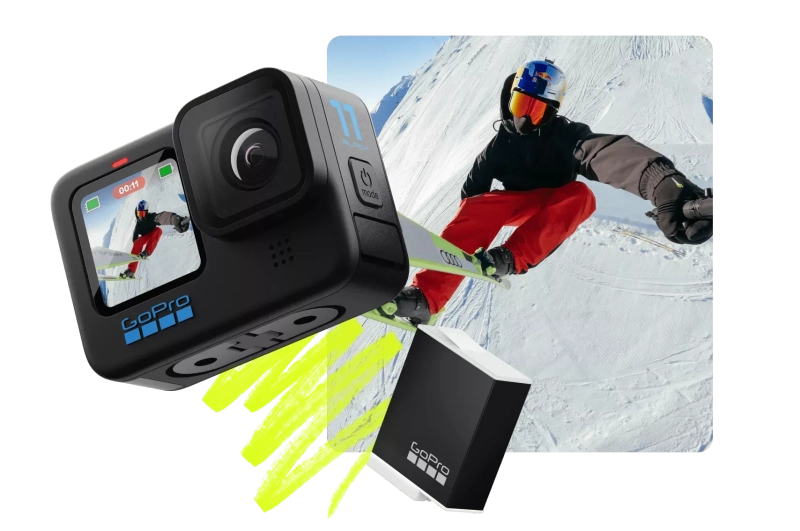 [Especial do 20º aniversário da GoPro] Câmera de ação à prova d'água preta GOPRO HERO11 - 90% de desconto por apenas 75 €