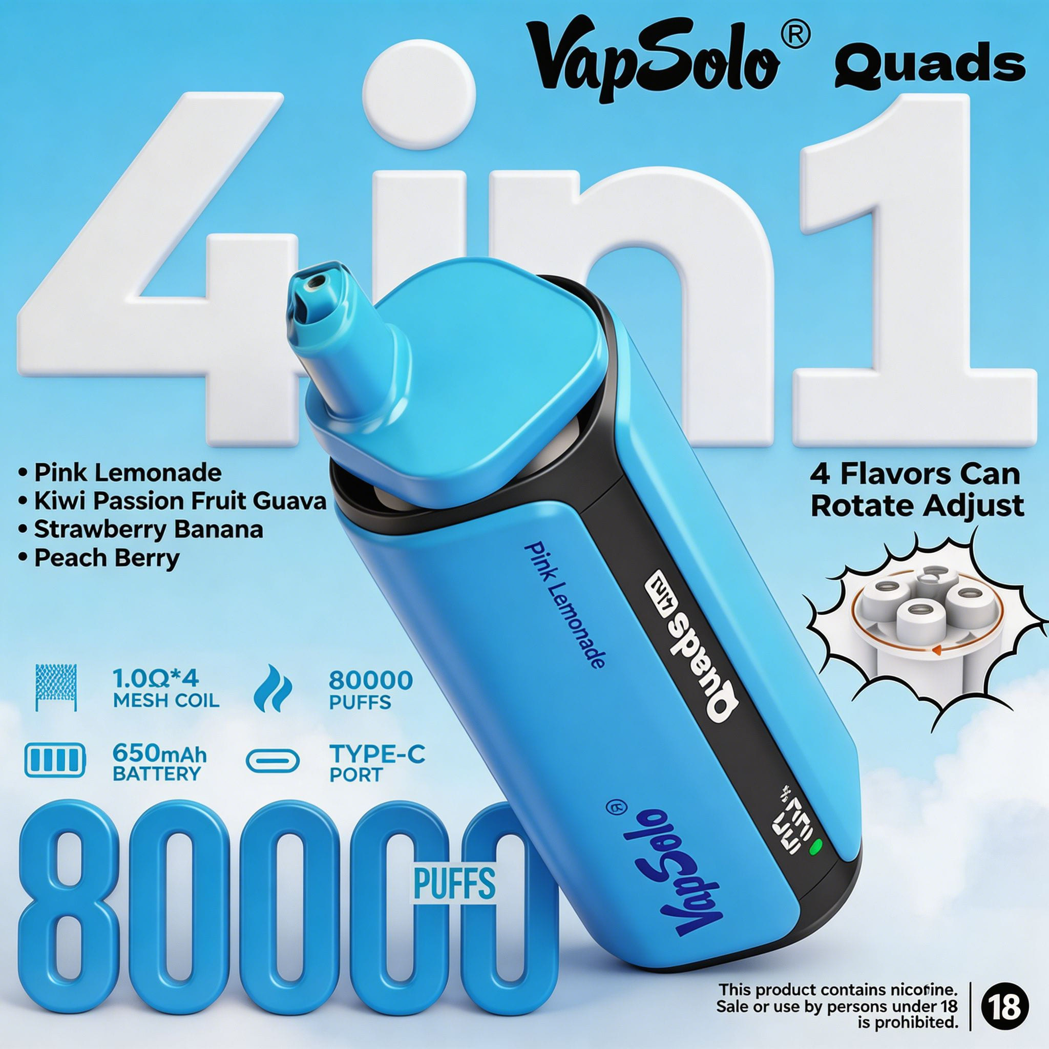 VapSolo QUADS 80K-2