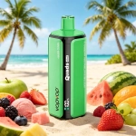 VOPVOP Quads 120K – 4 íz, 120K szippantás, rendkívül hosszú élettartamú vape Eper-Mangó + Blue Razz Limonádé + Vaníliafagylalt + Tripla Bogyós_2