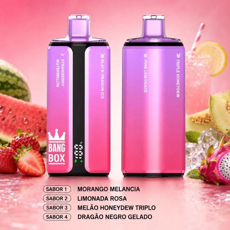 Bang Box 160000 Puxadas Vape Descartável, Sabores de Frutas (2)