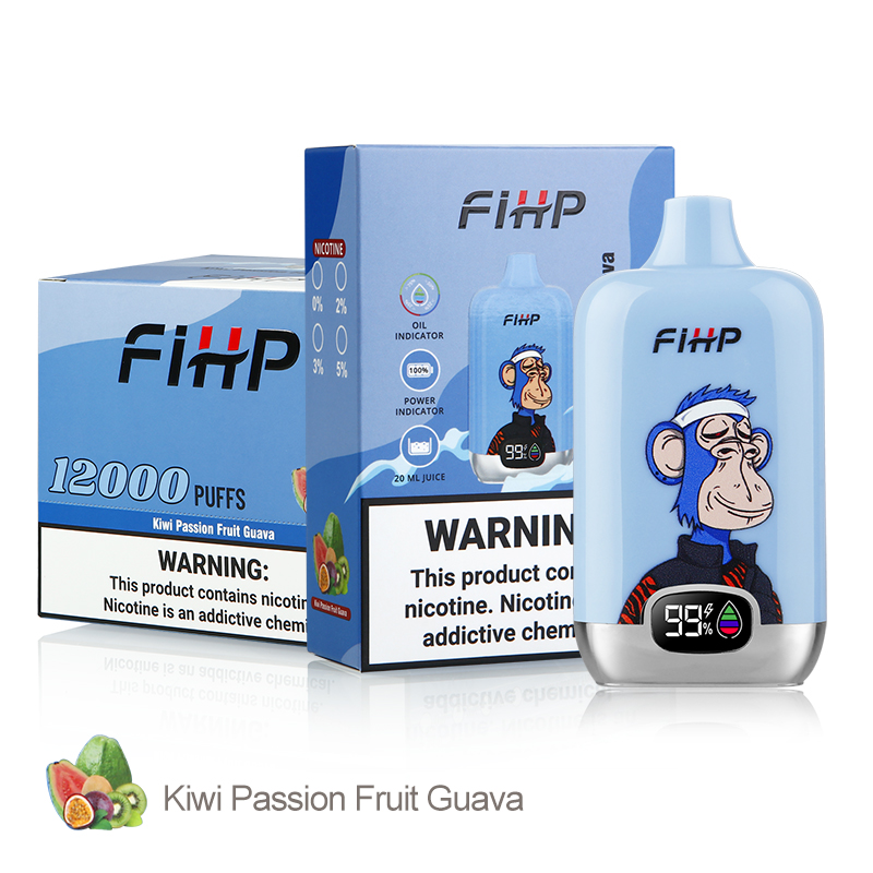 FIHP jednorazowy e-papieros z 12 000 zaciągnięciami
