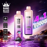 Bang Blaze® 60000 60 ezer szippantás 4 az 1-ben ízek legújabb eredeti újratölthető LCD kijelzős eldobható vape 2