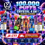 Vape-descartável-UZY-Crystal-4-em-1-com-100-000-puffs-e-4-sabores,-coleção-completa-de-12-sabores