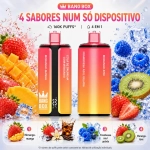 Bang Box 160k vape sabores Portugal 4 em 1 Manga morango, Cola baunilha, Blue Razz gelado, Morango kiwi