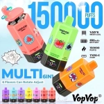 6 Flavors in 1 Disposable Vape