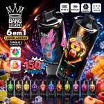 Bang Legend 6 em 1 150000 Puffs Vape Descartável, 6 sabores ajustáveis