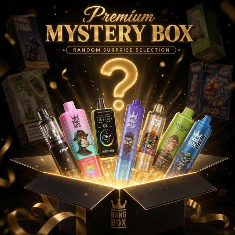 Bang Box Mystery Selection Assorted Disposable Vapes, Multiple Colors