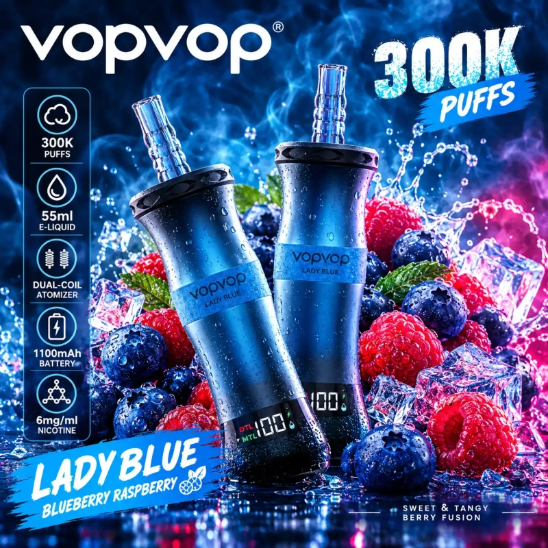 Habababar 300K Shisha Lady Blue