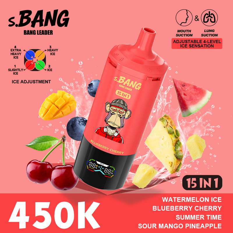 10.Bang Leader Stoll VAPE 450K 15 in 1 vape