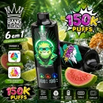 Bang Legend 150000 Puffs Vape Descartável, Sabor Goiaba Lima