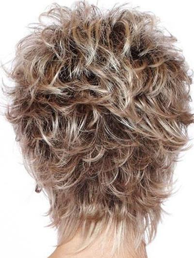 Gradient Short Curly Hair