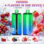 Bang Box 160K flavor set 09 with Cherry Blueberry, Mixed Berries, Strawberry Dragon Fruit and Watermelon Bubble Gum