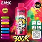 Bang Legend 8IN1 300000 Jednorazowy e-papieros, Owocowy Mix