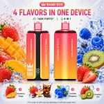 Bang Box 160K flavor set 08 with Mango Strawberry, Vanilla Cola, Iced Blue Razz and Strawberry Kiwi