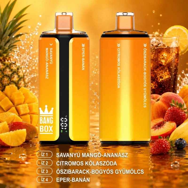 Bang Box 160000 slukkos eldobható vape, Vegyes gyümölcsös ízek