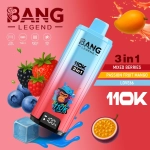 Bang Legend 110K 110000 Puffs Disposable Vape, Mixed Berries Passion Fruit Mango