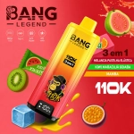 Bang Legend 3 em 1 110000 Puxadas Vape Descartável, Melancia Kiwi Maracujá
