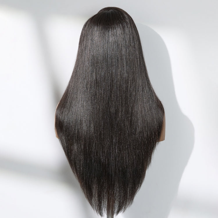 LUVME™ Natural Layered Thin Straight/Volucent Wavy Wig