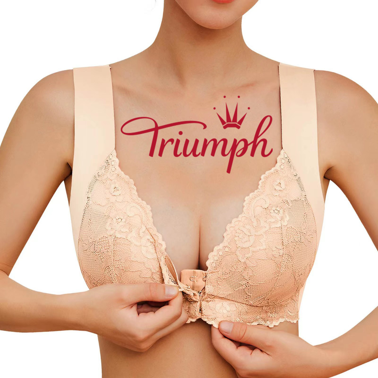 [3 pedaços. ] Sutiã de renda Triumph [75-105]