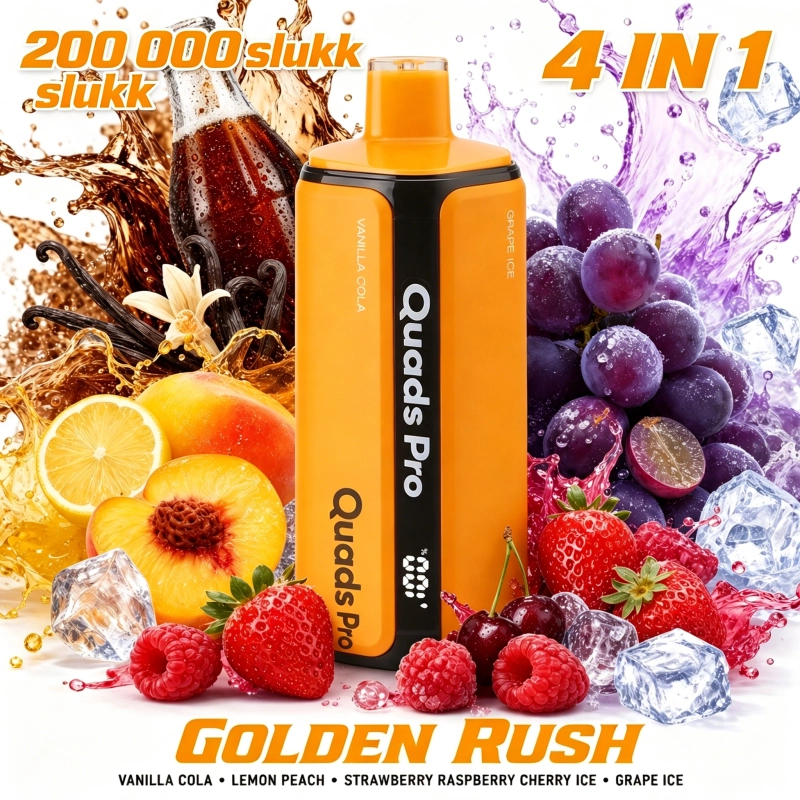 VOPVOP PRO 4 in 1 9.VANILLA COLA & LEMON PEACH & STRAWBERRY RASPBERRY CHERRY ICE & GRAPE ICE