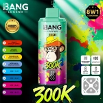Bang Legend 8w1 300000 buchów jednorazowy e-papieros, zielony wielosmakowy