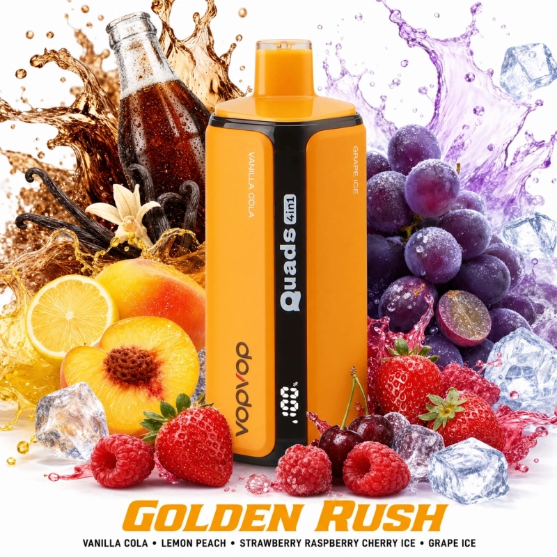 vopvop-quads-4in1-golden-rush-120000-puffs-disposable-vape-vanilla-cola-lemon-peach-strawberry-raspberry-cherry-ice-grape-ice