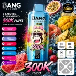 Bang Legend 8 em 1 300000 Puffs Vape Descartável, Sabores de Frutas Mistos