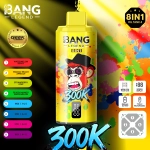 Bang Legend 300K 8-in-1 Flavors Disposable Vape – Több ízű, 300 000 szippantásos élmény6. nyári idő+mangó jég+love 66+savanyú mangó ananász