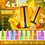 Bang Box 4x1 160000 Puffs Vape Descartável, Sabores Frutados Sortidos