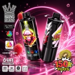 Bang Legend 150000 Puffs Disposable Vape, Strawberry Kiwi 6 in 1 Flavors