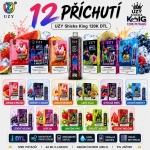 UZY Shisha Hookah King 120K jednorázové vape různé příchutě