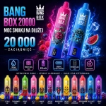 Bang Box 20000 20000 zaciągnięć jednorazowy e-papieros, różne smaki owocowe