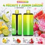 Bang Box 160 000 potahů 4v1 – Citrón a limetka, ledový meloun, jahoda, dračí ovoce a Love 66