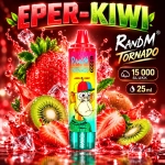 RandM Tornado 15000 Eper–görögdinnye íz – akár 15 000 slukk, 25 ml, Type-C újratölthető