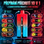Ovocné příchutě UZY vape – třešeň ice, meloun, kiwi a cola