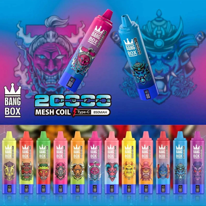 Bang Box 20000 Puffs – Sima íz, hosszú élettartamú, újratölthető vape