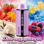 VopVop Quads Pro 200000 – K3 Deserowy owocowy wir, 4 smaki: truskawka-mango, Blue Razz lemoniada, lody waniliowe i kwaśna mieszanka trzech jagód