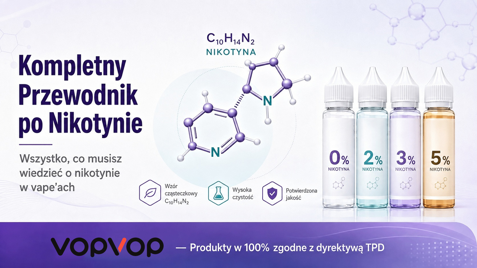 Nikotyna w e-liquidach - przewodnik VOPVOP Polska
