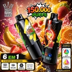 Bang Legend 6 em 1 150000 Puffs Vape Descartável, Sabores de Frutas