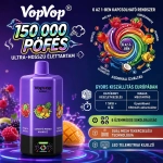 VopVop 150000 150000 Slukkos Eldobható Vape, Lila Vegyes Gyümölcs