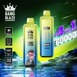 Bang Blaze® 60000 60 ezer szippantás 4 az 1-ben ízek legújabb eredeti újratölthető LCD kijelzős eldobható vape 2