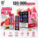 UZY Shisha Hookah King 120K DTL vape – príchuť kiwi, marakuja a guava