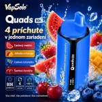 VapSolo Quads 80K – ľadový melón, jahoda s mangom, ľadová čučoriedka a šumivá čerešňa