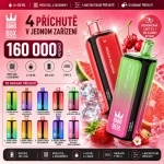 Bang Box 160 000 potahů 4v1 jednorázová e-cigareta – 10 příchutí, USB-C, 850 mAh, 0–5 % nikotin